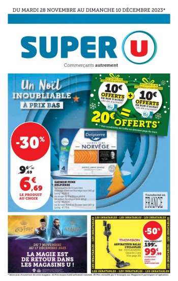 Catalogue SUPER U - 28/11/2023 - 10/12/2023.
