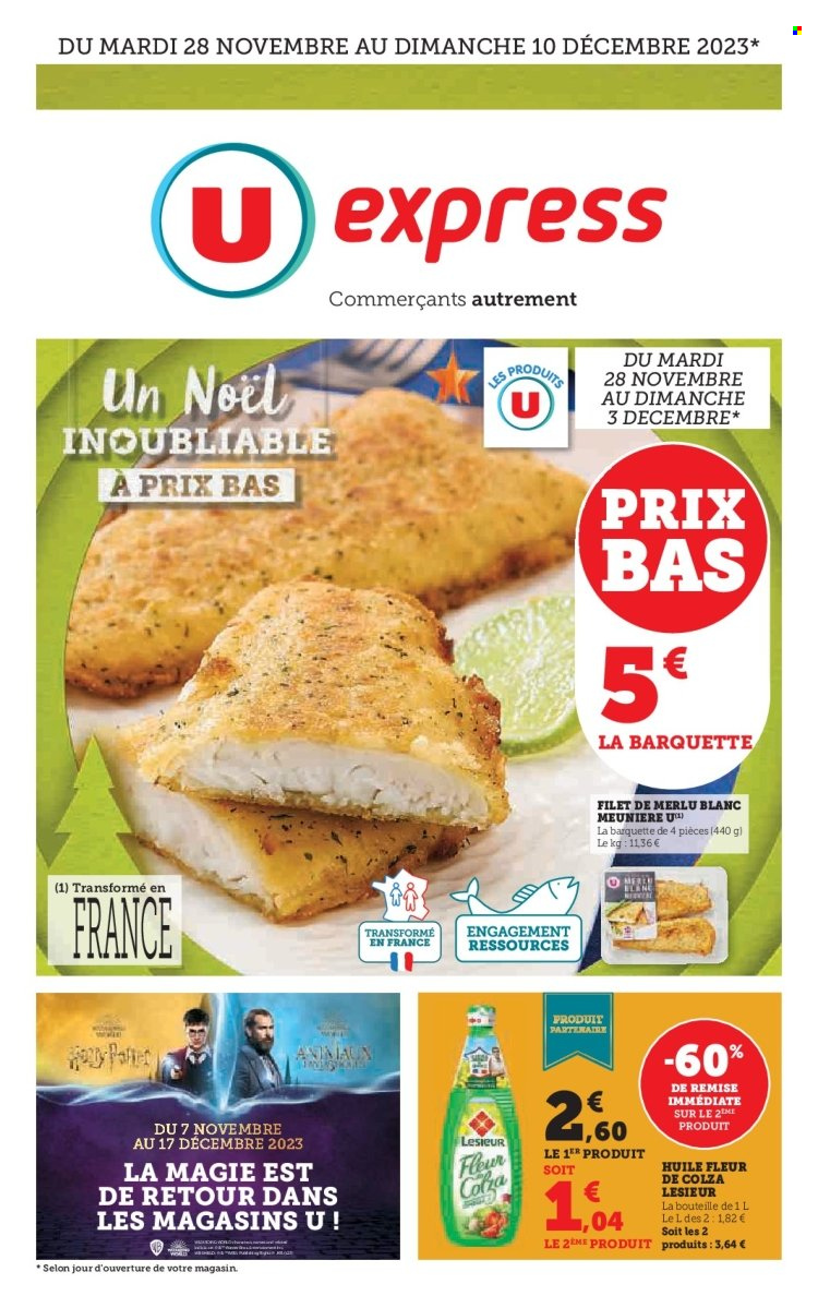 Catalogue U express - 28/11/2023 - 10/12/2023. Page 1