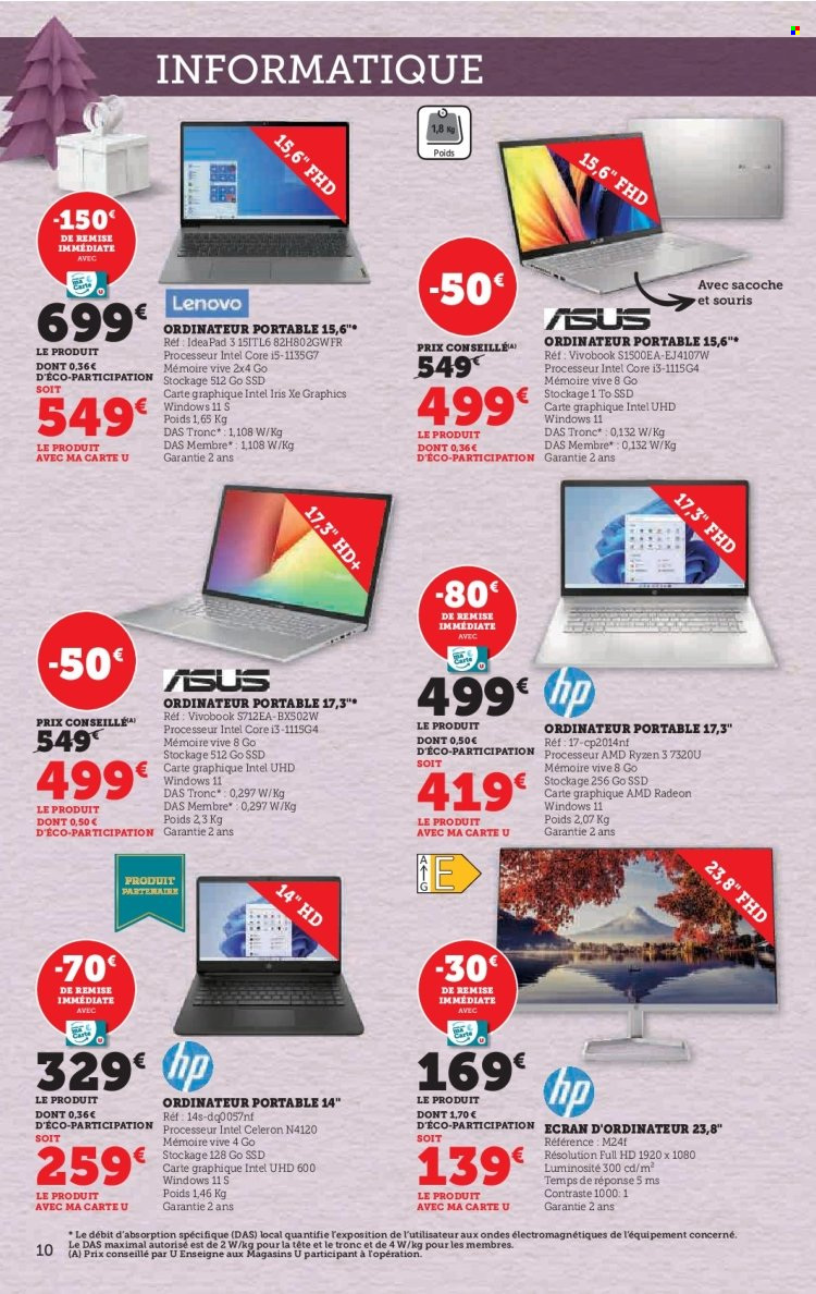 Catalogue SUPER U - 28/11/2023 - 17/12/2023. Page 10