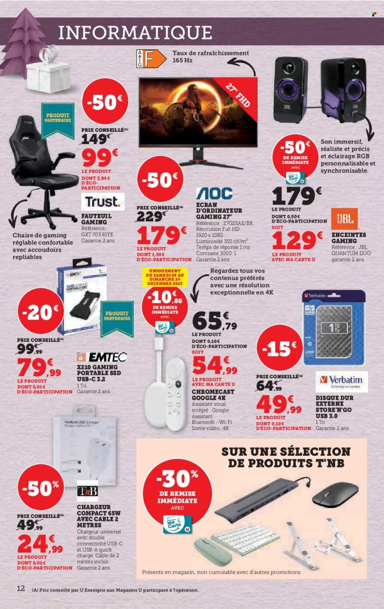 Catalogue SUPER U - 28/11/2023 - 17/12/2023. Page 12
