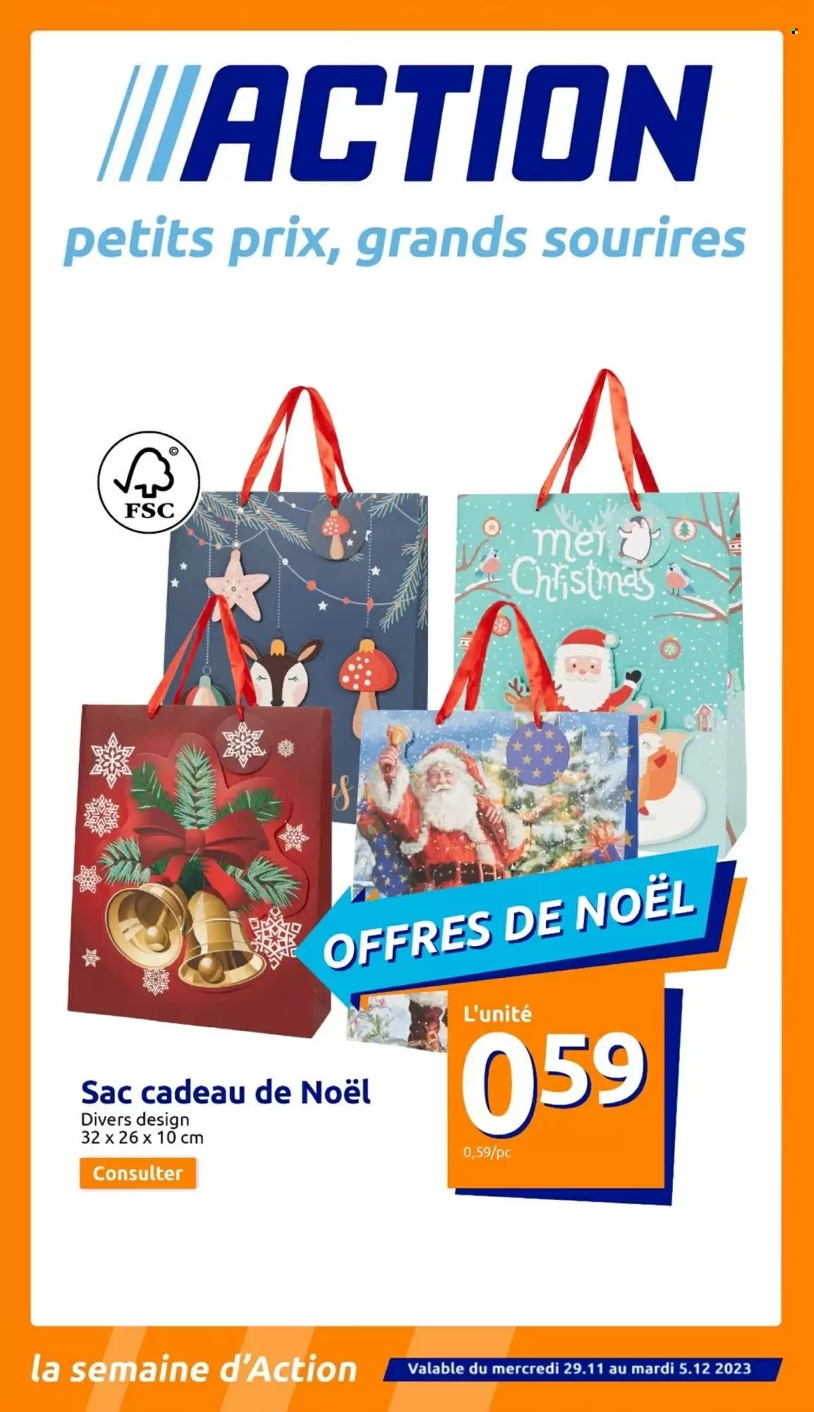 Catalogue Action - 29/11/2023 - 05/12/2023. Page 1