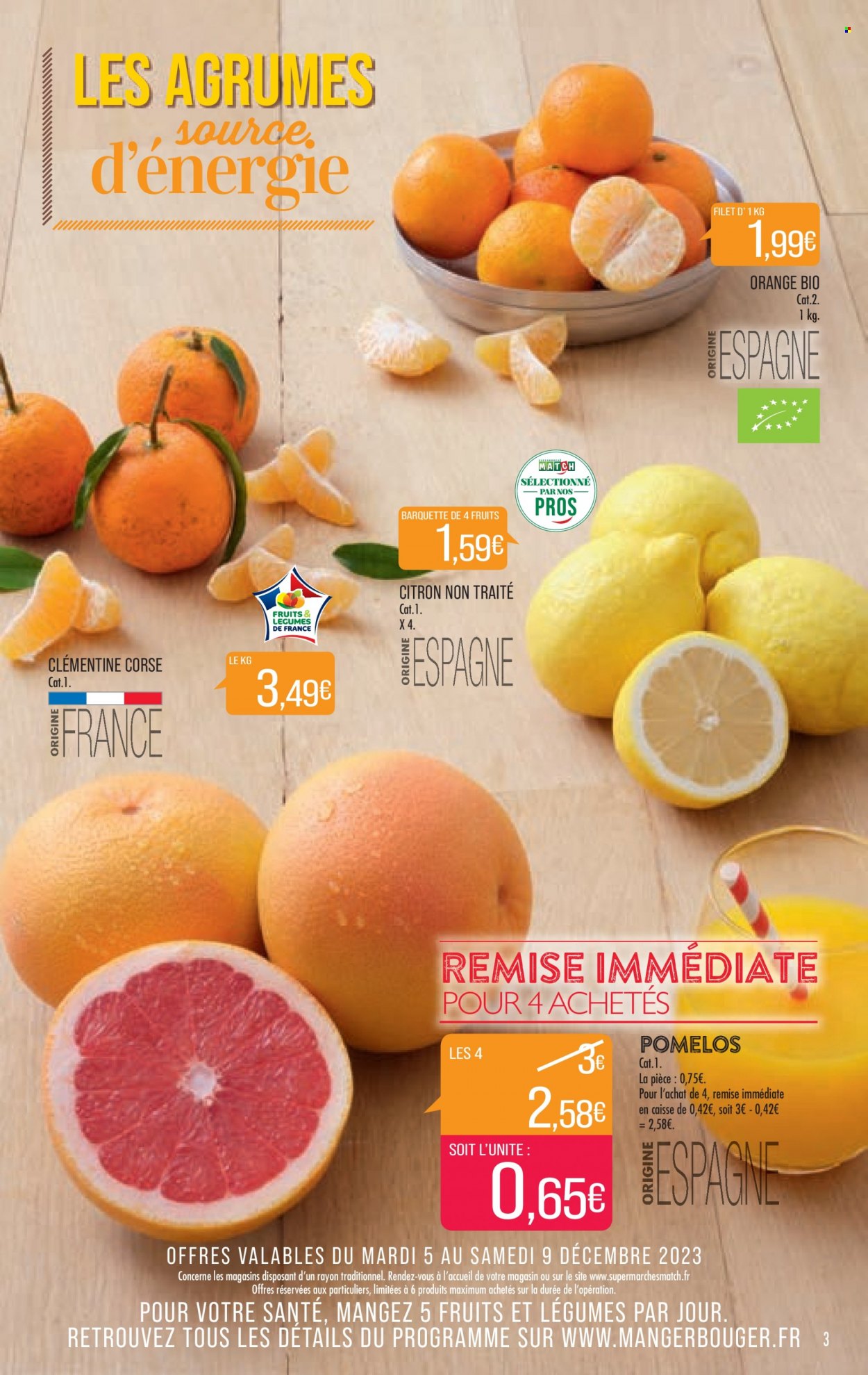 Catalogue Supermarché Match - 05/12/2023 - 10/12/2023. Page 3