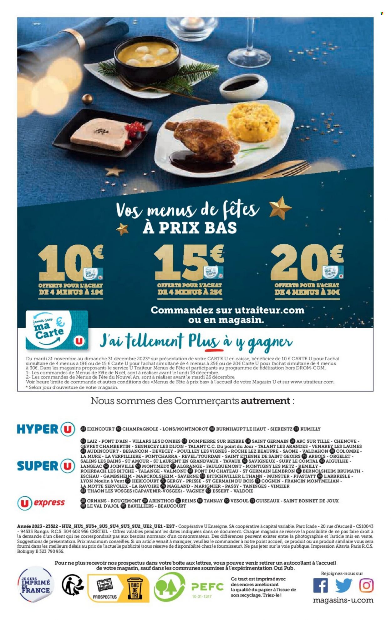 Catalogue Magasins U - 21/11/2023 - 31/12/2023. Page 36