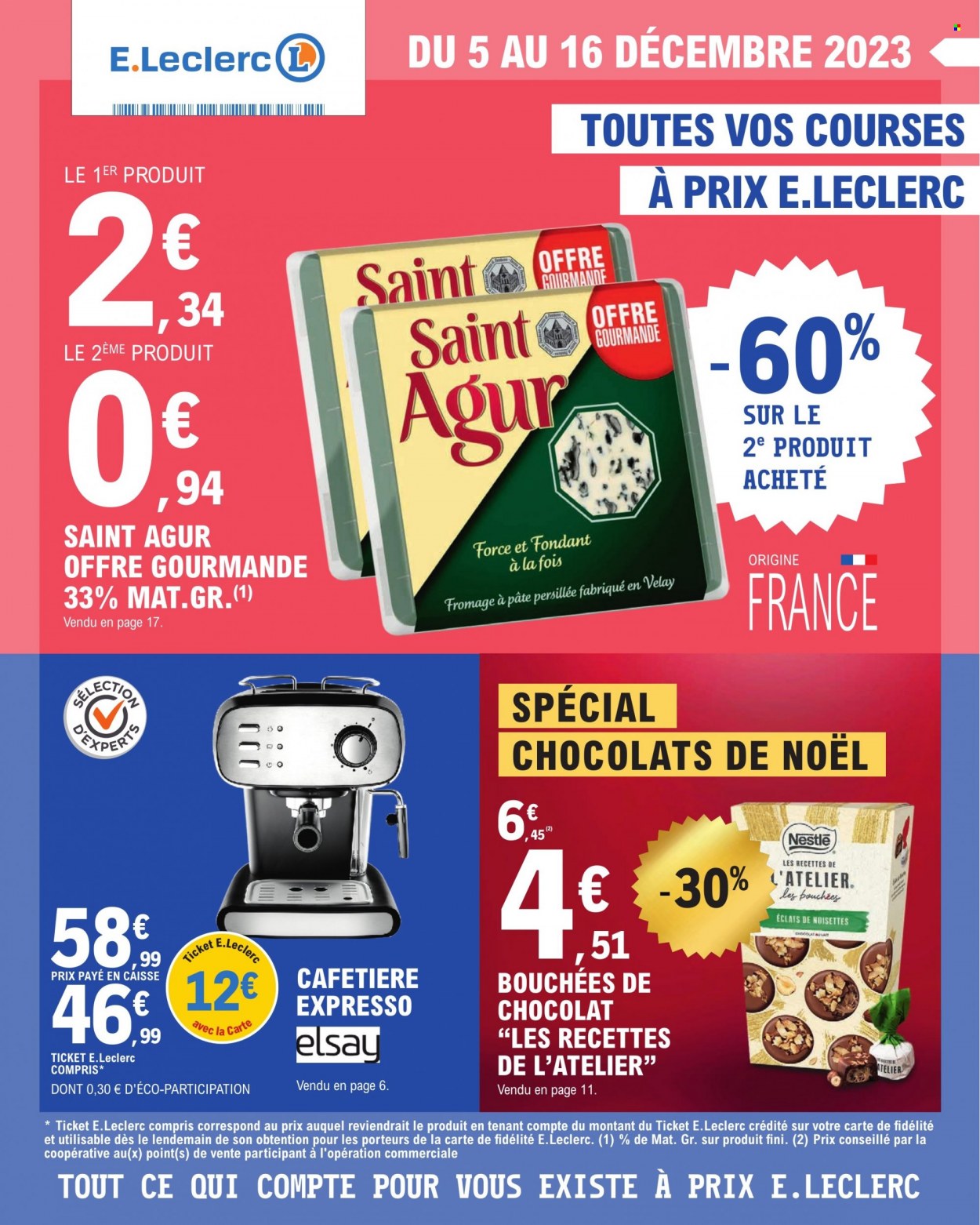 Catalogue E.Leclerc - 05/12/2023 - 16/12/2023. Page 1