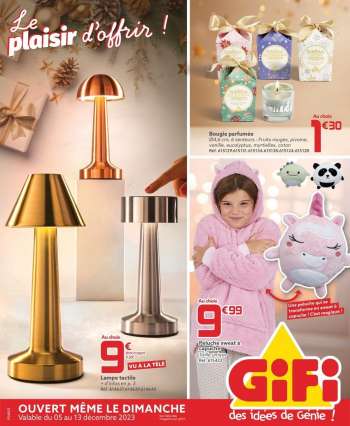 Catalogue GiFi - 05/12/2023 - 13/12/2023.