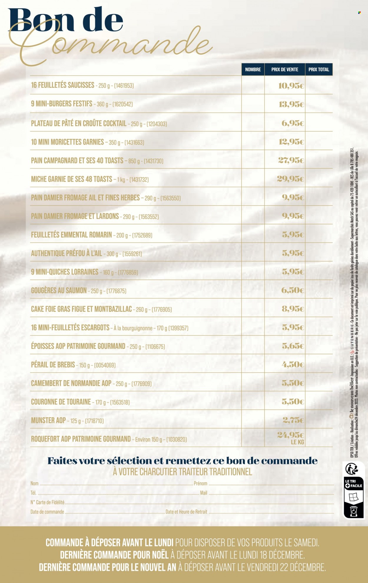 Catalogue Supermarché Match - 12/12/2023 - 24/12/2023. Page 8