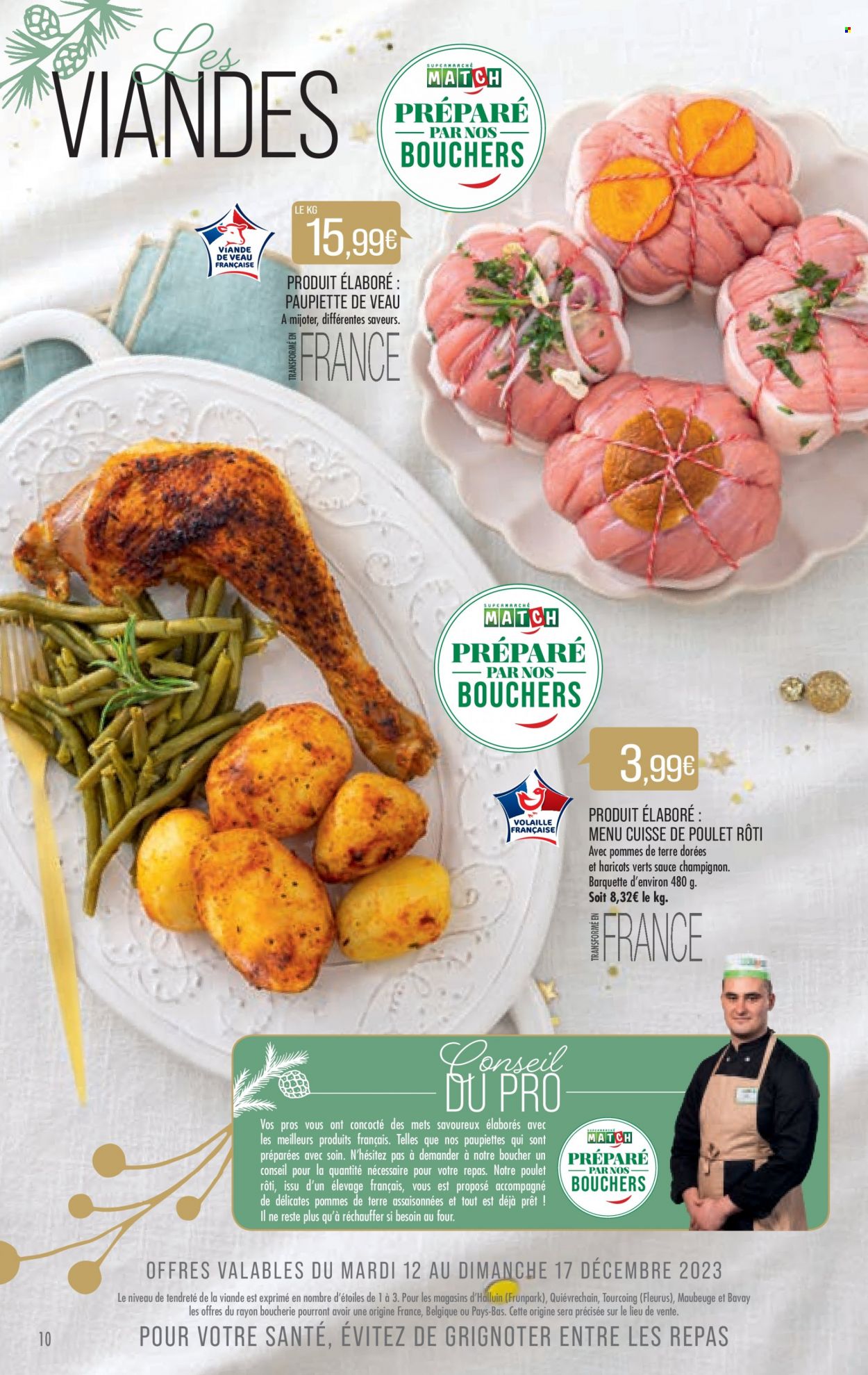 Catalogue Supermarché Match - 12/12/2023 - 26/12/2023. Page 10