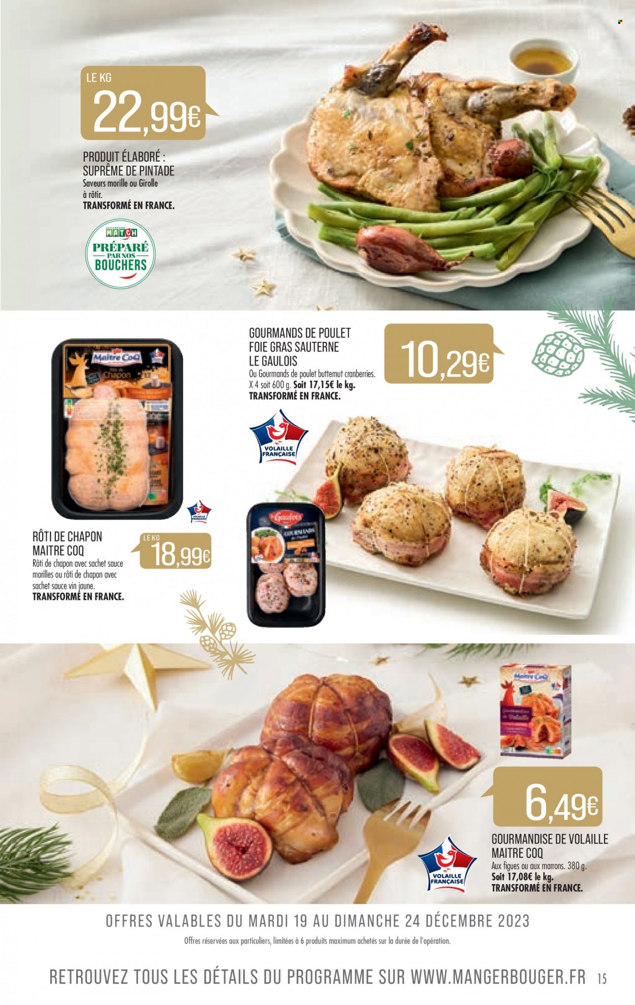 Catalogue Supermarché Match - 19/12/2023 - 31/12/2023. Page 15