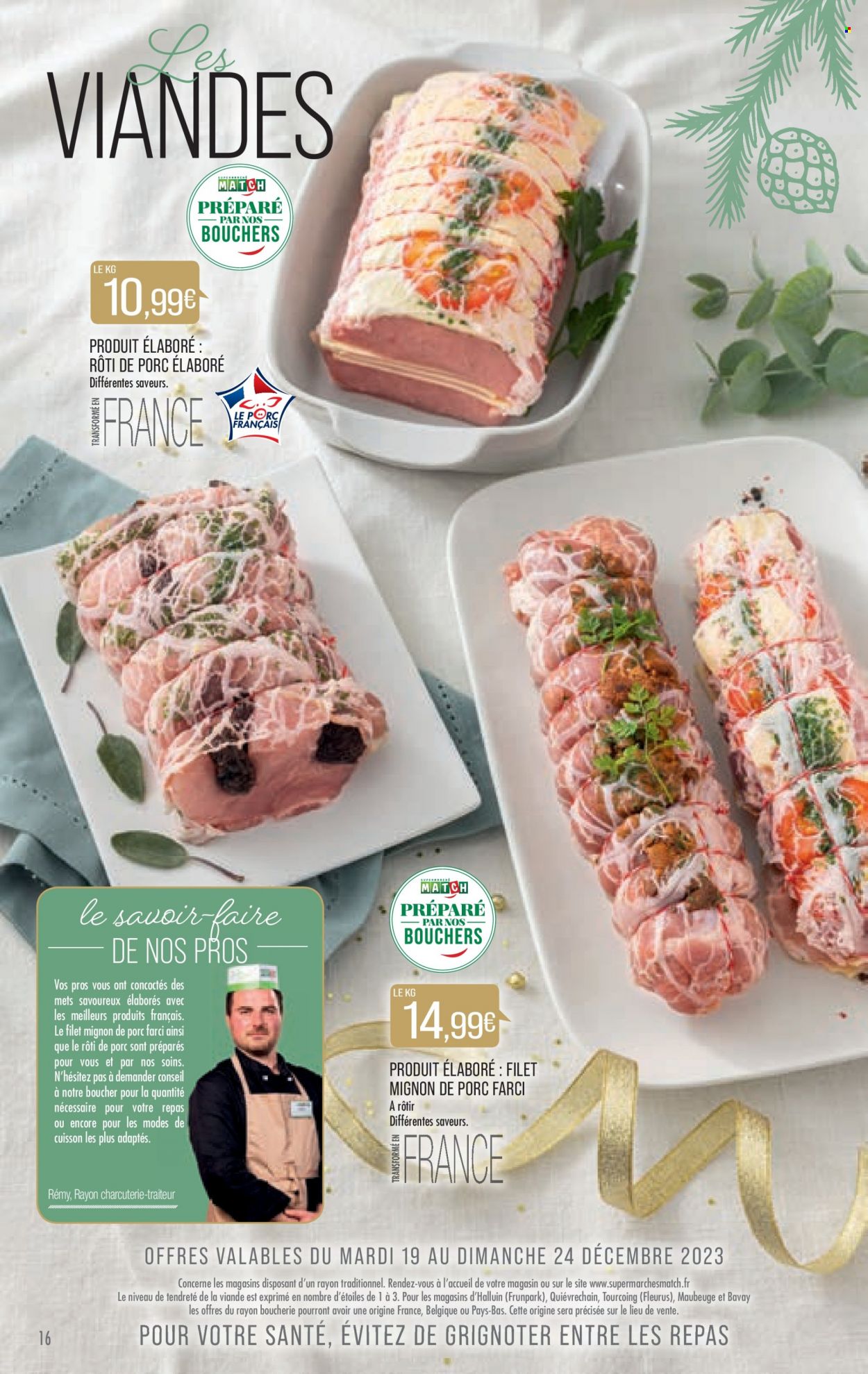 Catalogue Supermarché Match - 19/12/2023 - 31/12/2023. Page 16