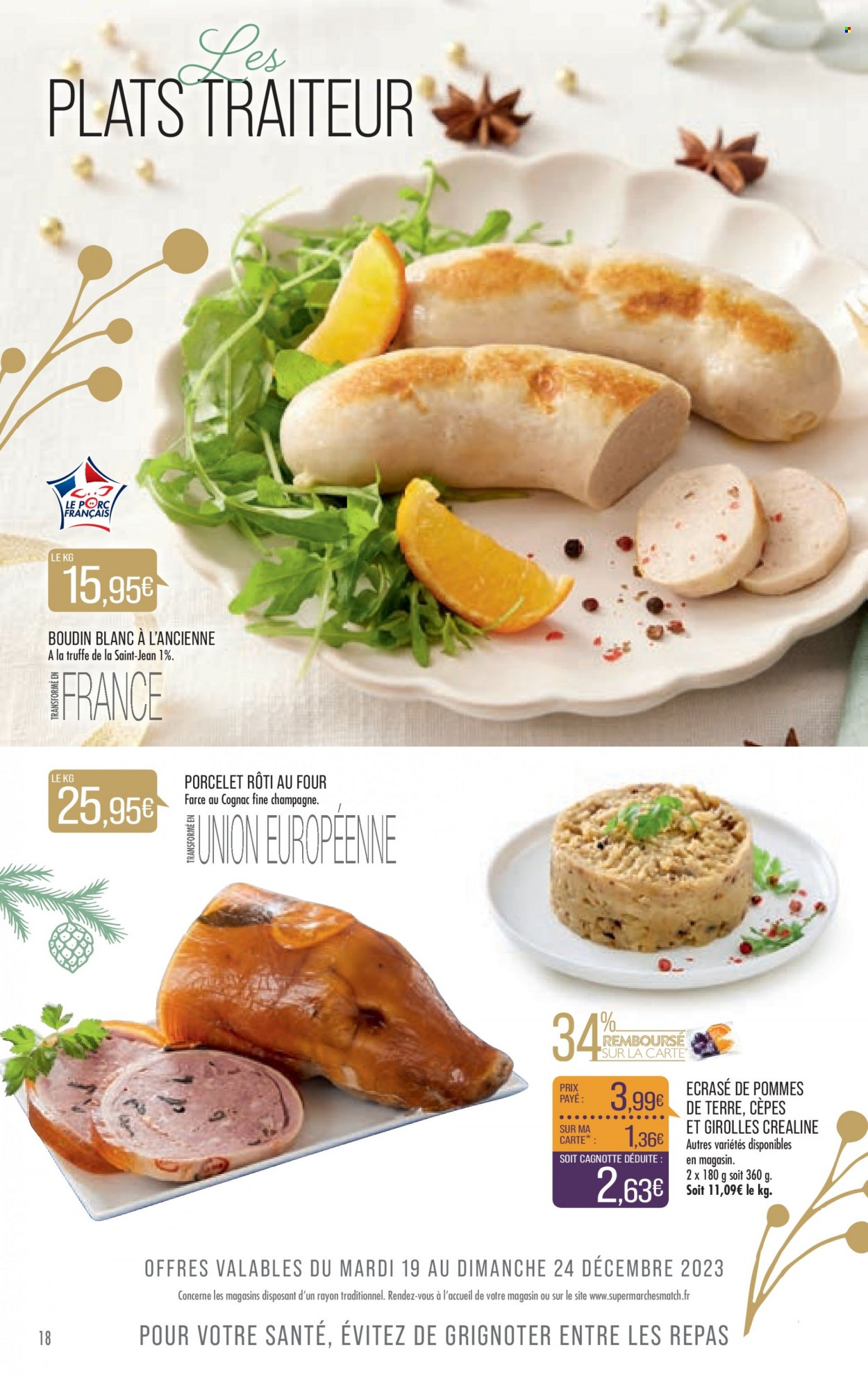 Catalogue Supermarché Match - 19/12/2023 - 31/12/2023. Page 18