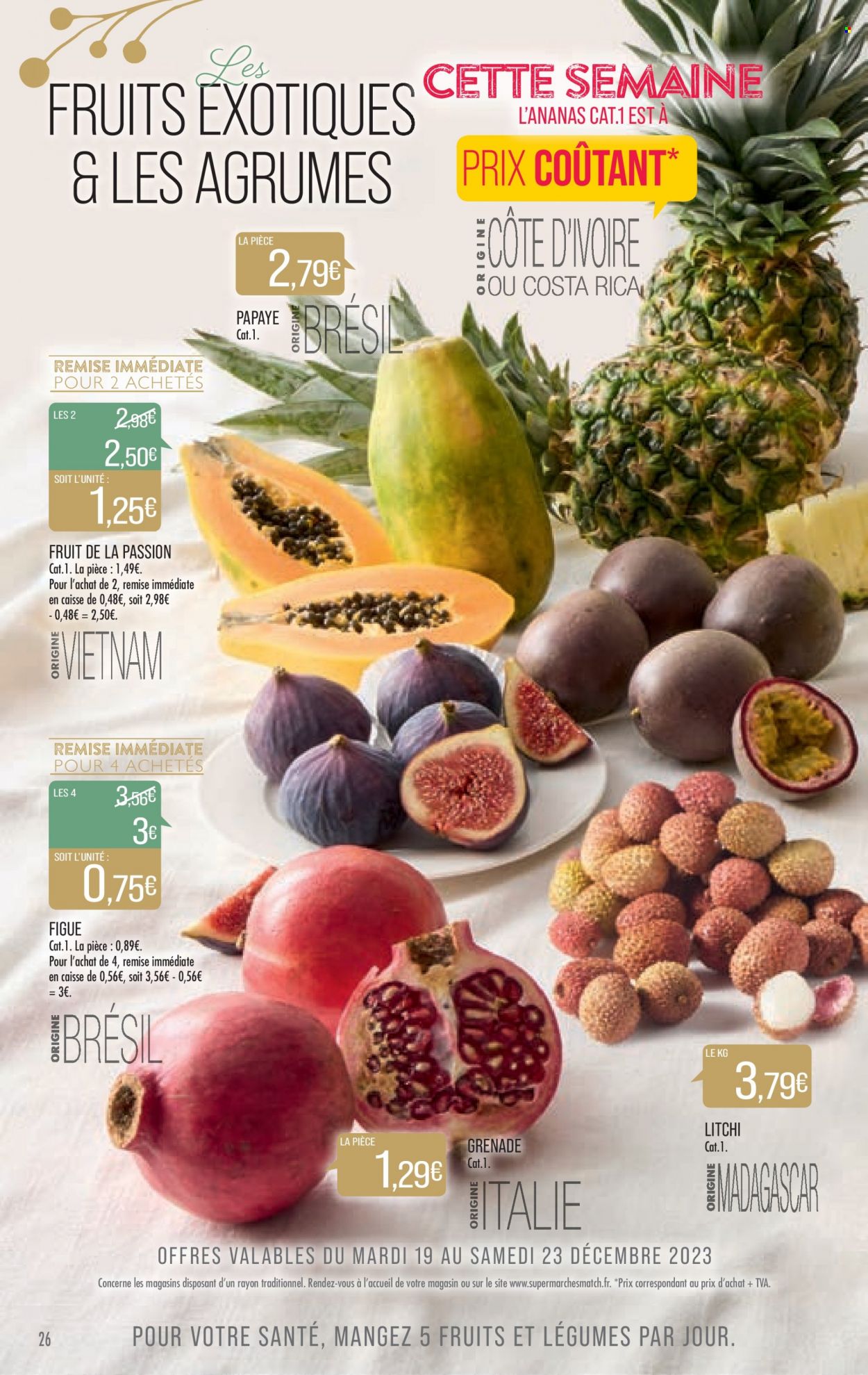 Catalogue Supermarché Match - 19/12/2023 - 31/12/2023. Page 26