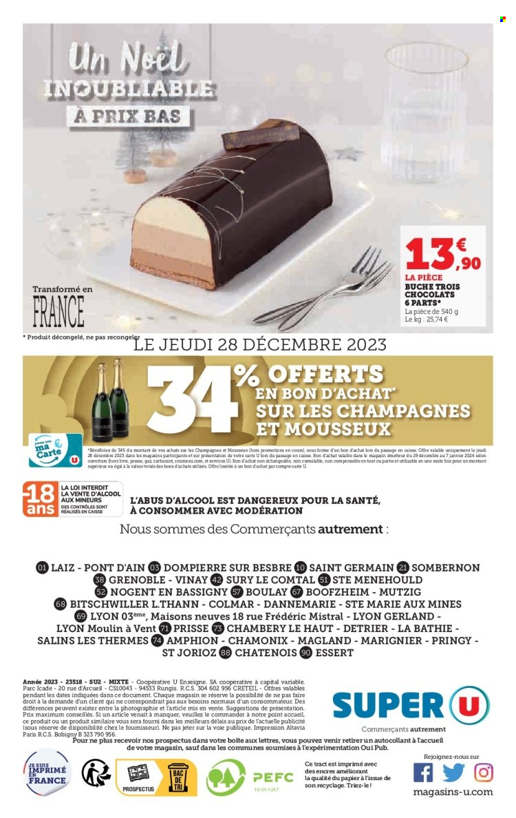 Catalogue SUPER U - 19/12/2023 - 24/12/2023. Page 32