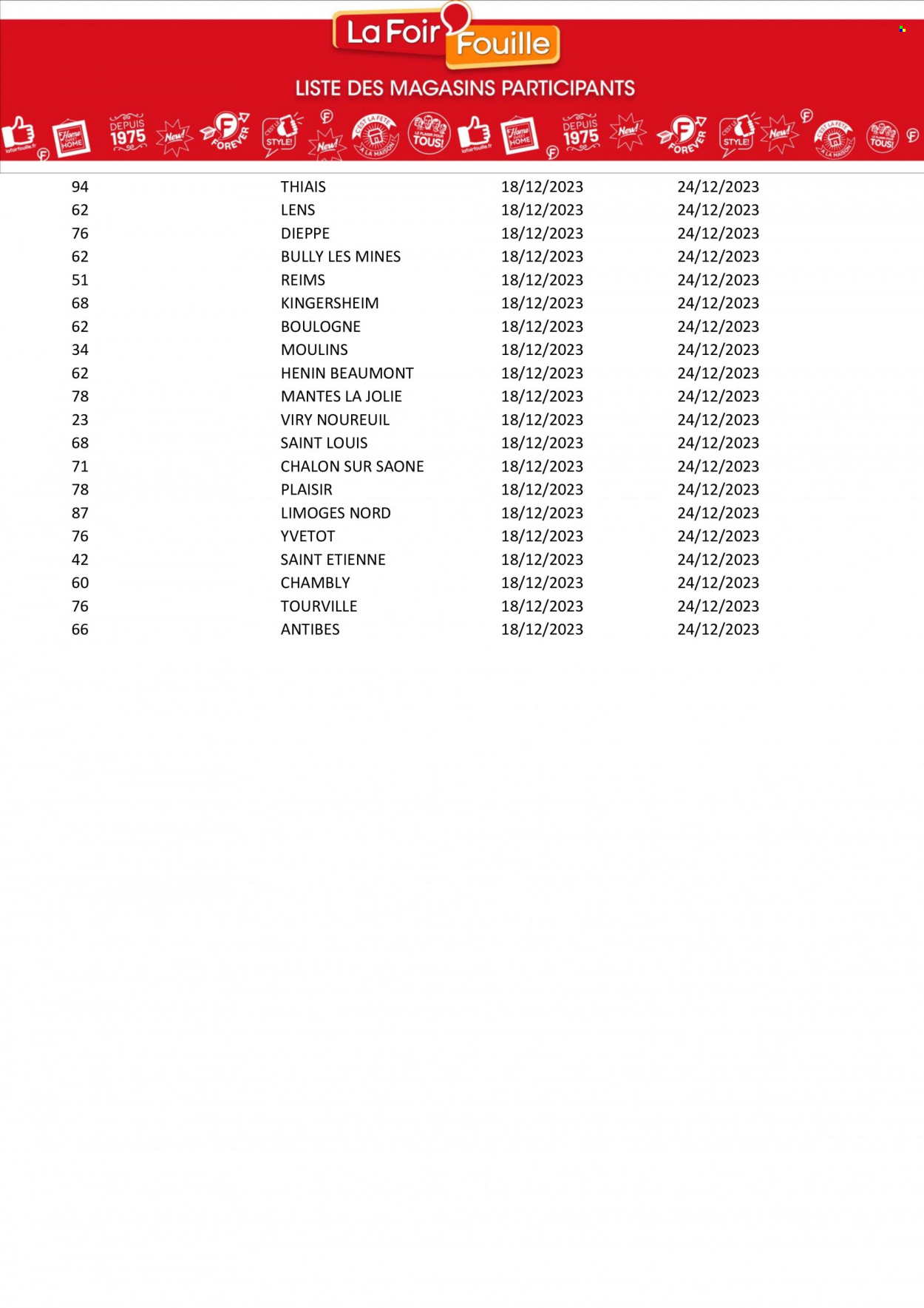 Catalogue La Foir'Fouille - 18/12/2023 - 24/12/2023. Page 14