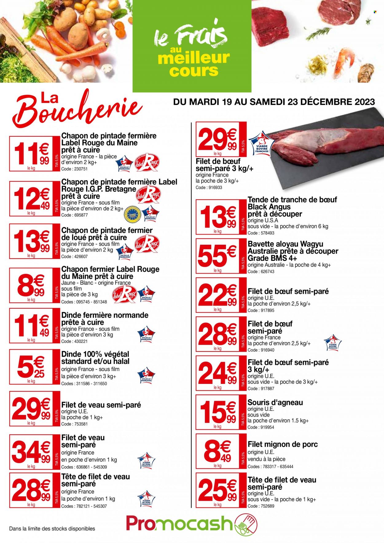 Catalogue Promocash - 19/12/2023 - 23/12/2023. Page 1