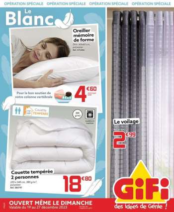 Catalogue GiFi - 19/12/2023 - 27/12/2023.