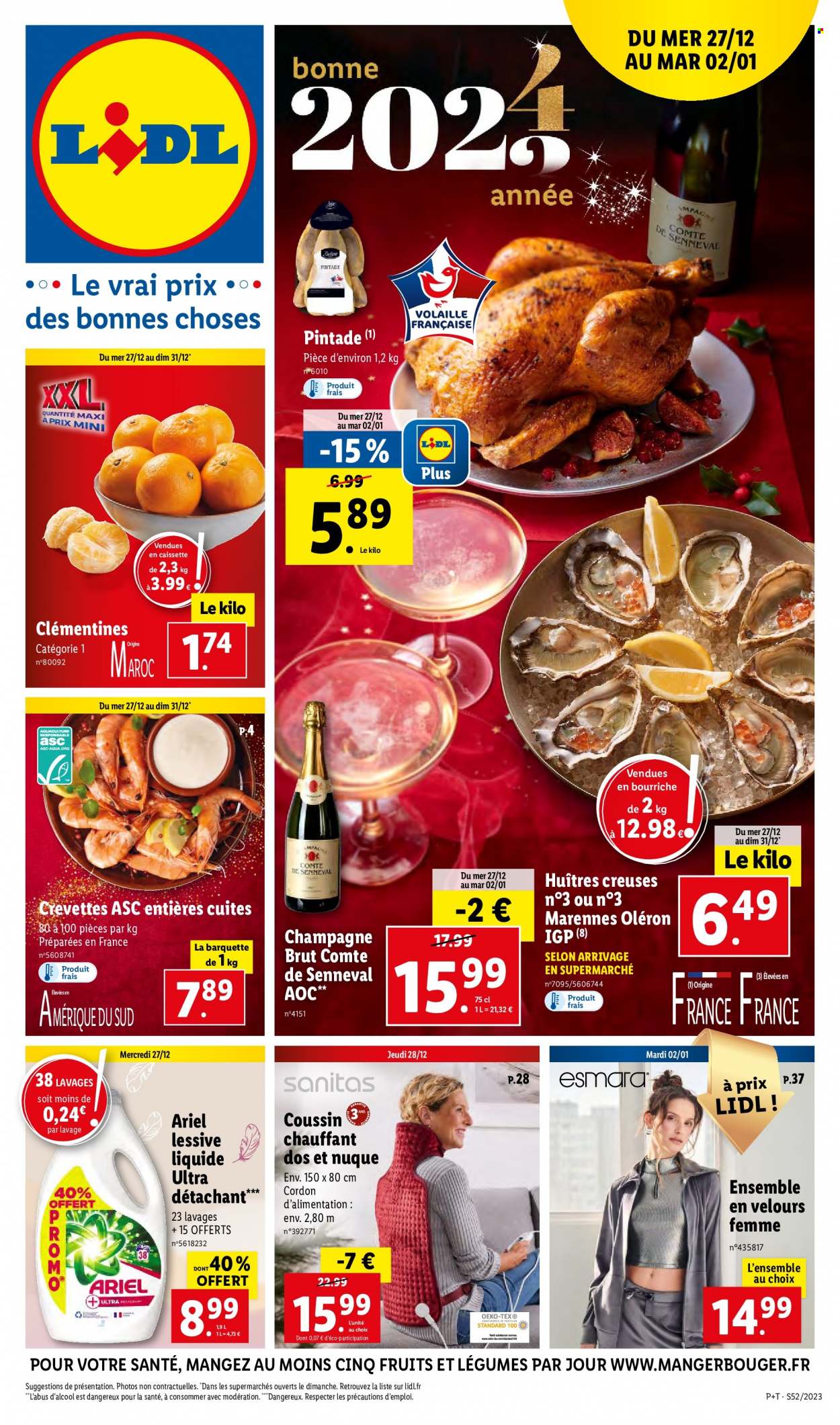 Catalogue Lidl - 27/12/2023 - 02/01/2024. Page 1