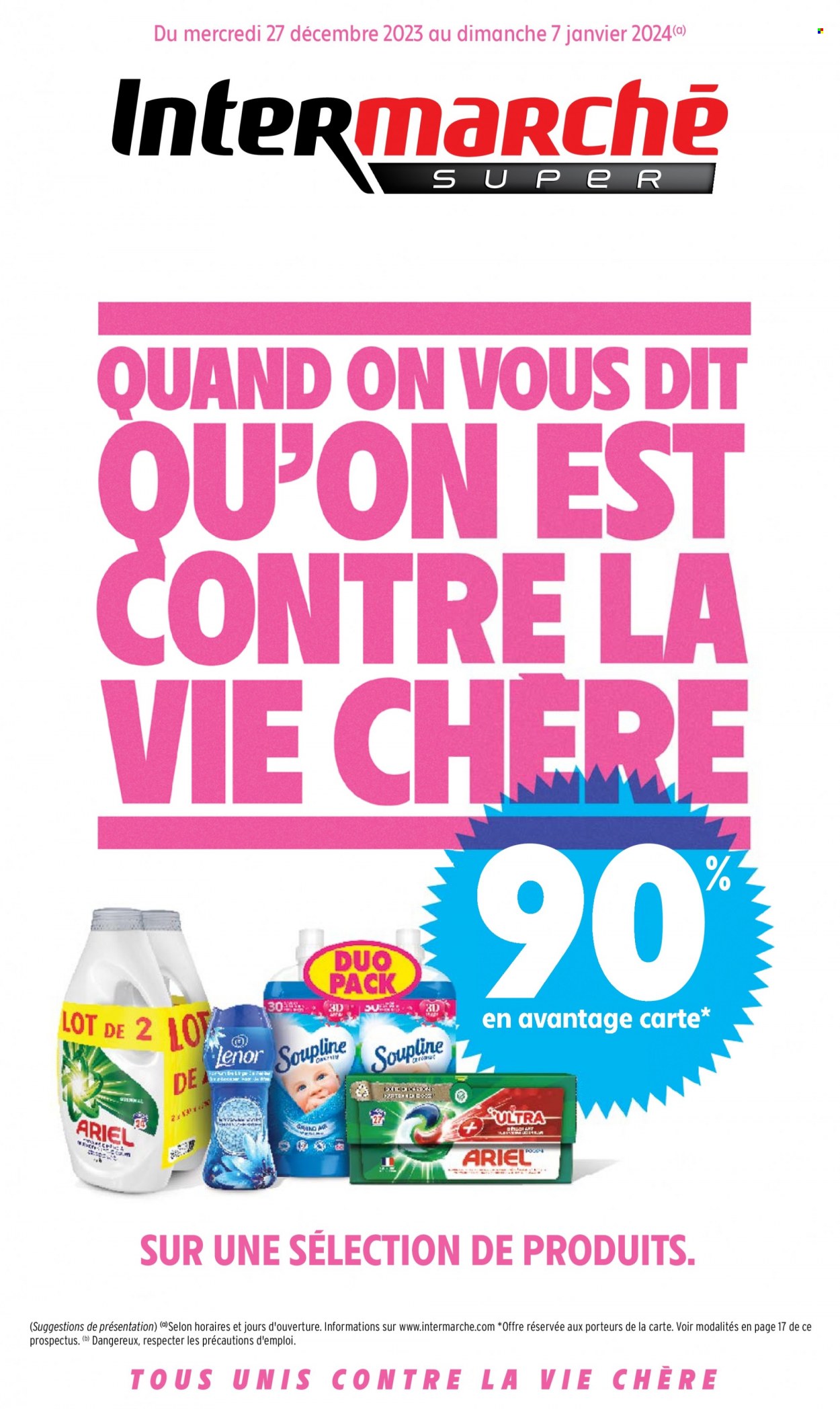 Catalogue Intermarché Super - 27/12/2023 - 07/01/2024. Page 1