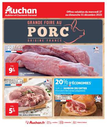 Catalogue Auchan - 27/12/2023 - 31/12/2023.