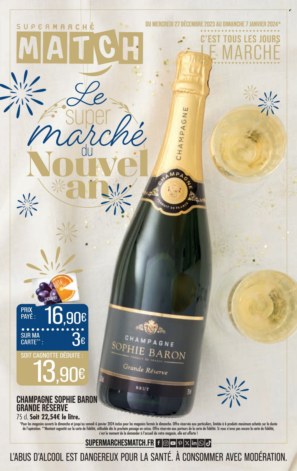 Catalogue Supermarché Match - 27/12/2023 - 07/01/2024. Page 1