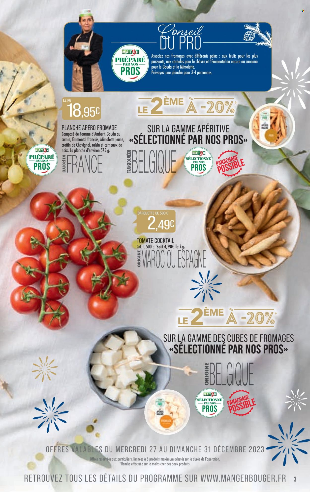 Catalogue Supermarché Match - 27/12/2023 - 07/01/2024. Page 3