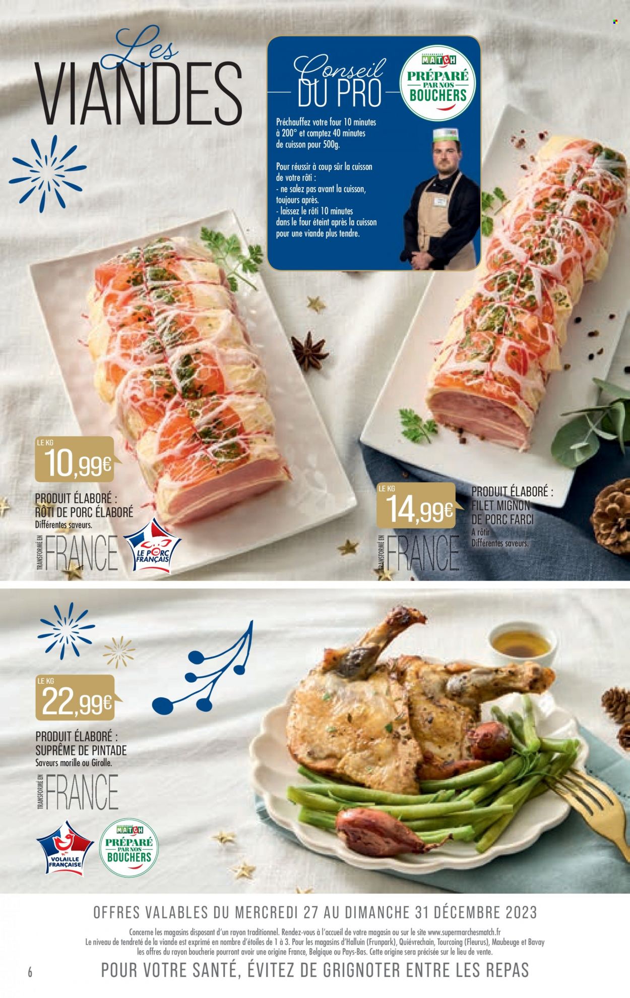 Catalogue Supermarché Match - 27/12/2023 - 07/01/2024. Page 6