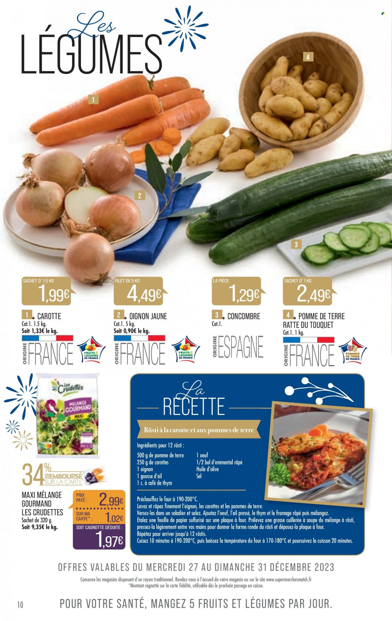 Catalogue Supermarché Match - 27/12/2023 - 07/01/2024. Page 10