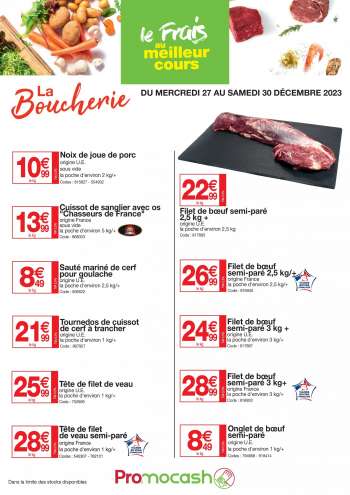 Catalogue Promocash - 27/12/2023 - 30/12/2023.