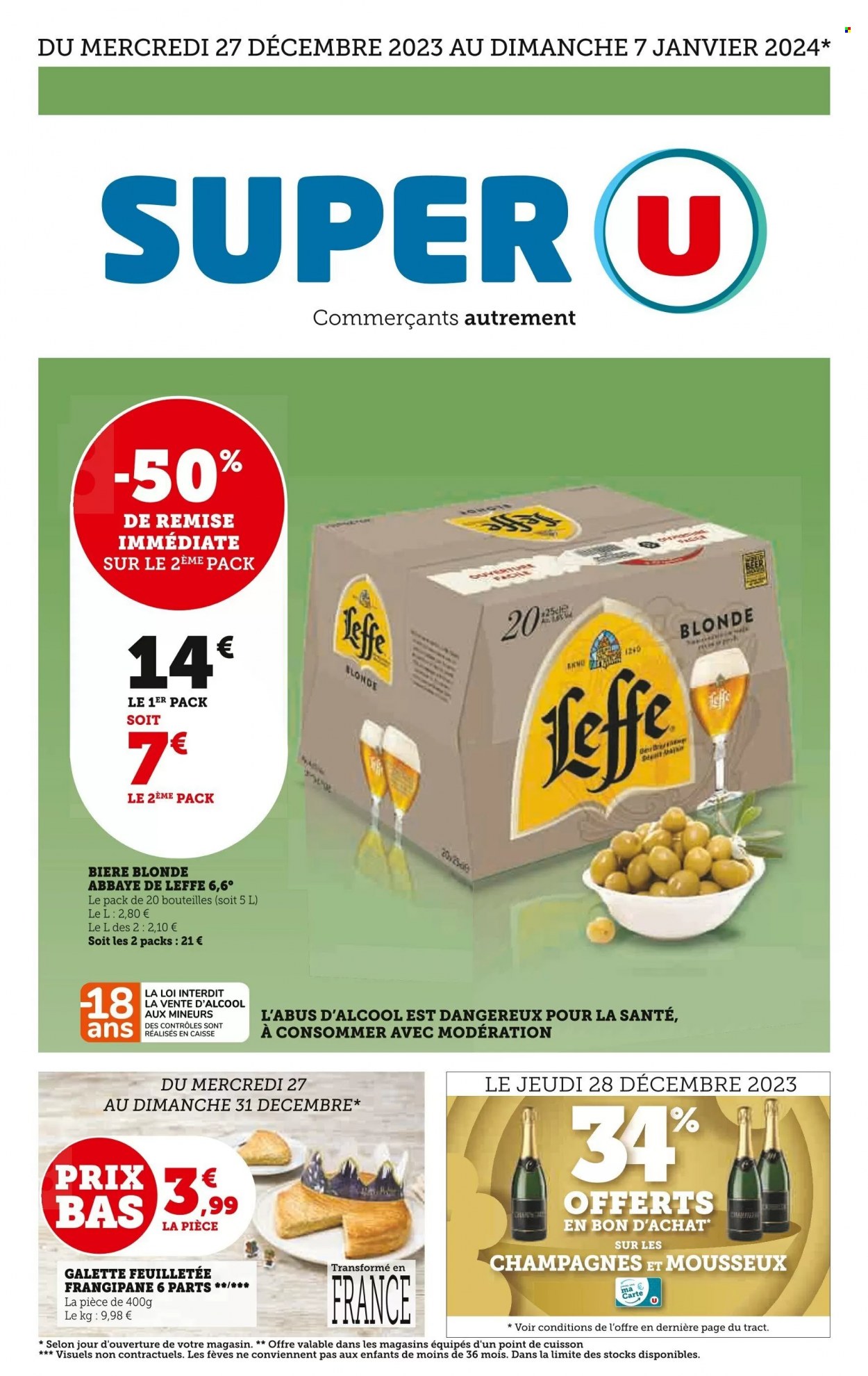 Catalogue SUPER U - 27/12/2023 - 07/01/2024. Page 1