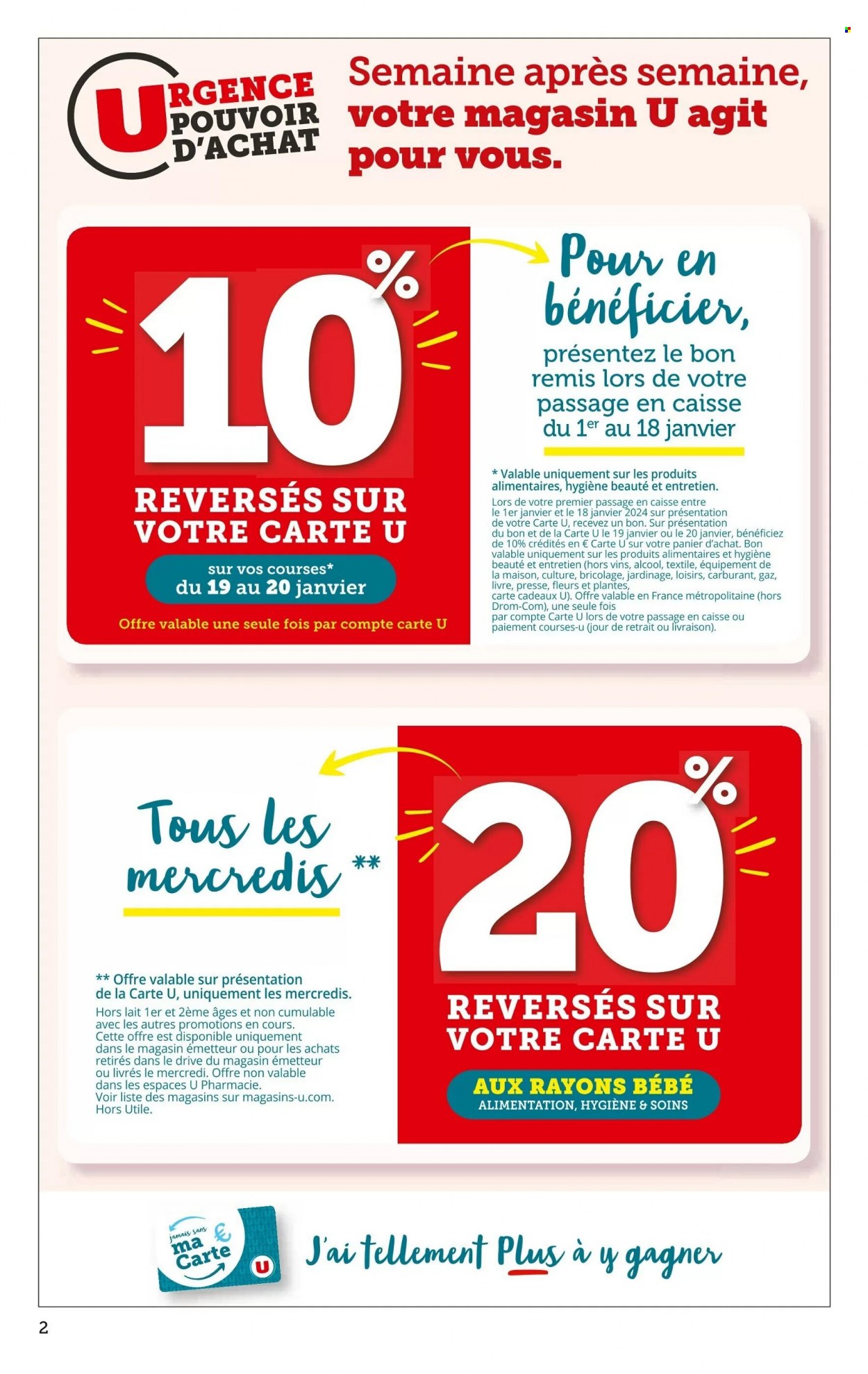 Catalogue SUPER U - 27/12/2023 - 07/01/2024. Page 2
