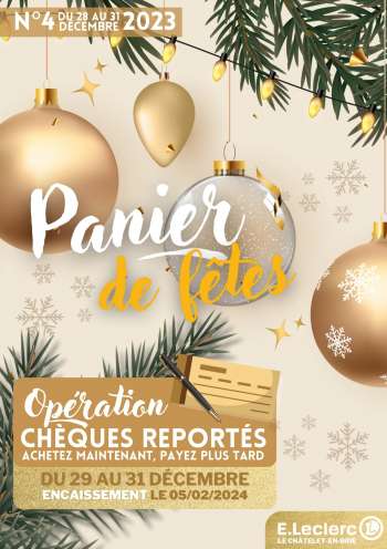 Catalogue E.Leclerc - 28/12/2023 - 31/12/2023.