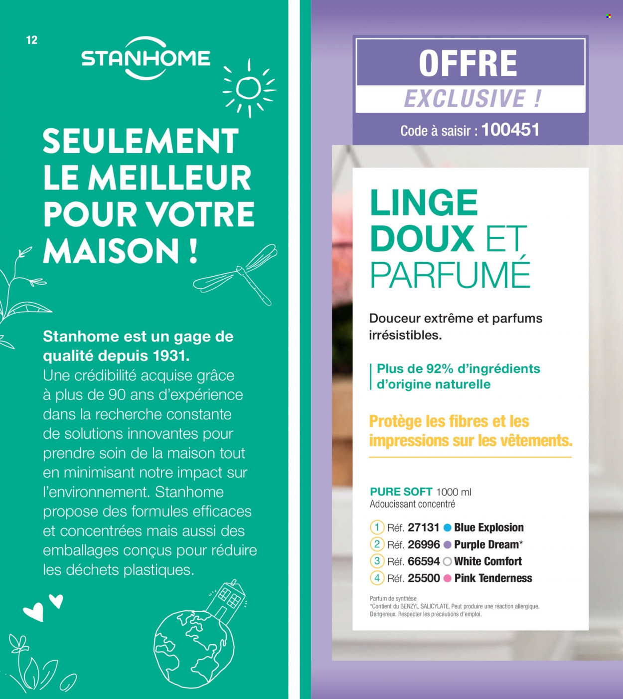 Catalogue Stanhome - 26/12/2023 - 21/01/2024. Page 12