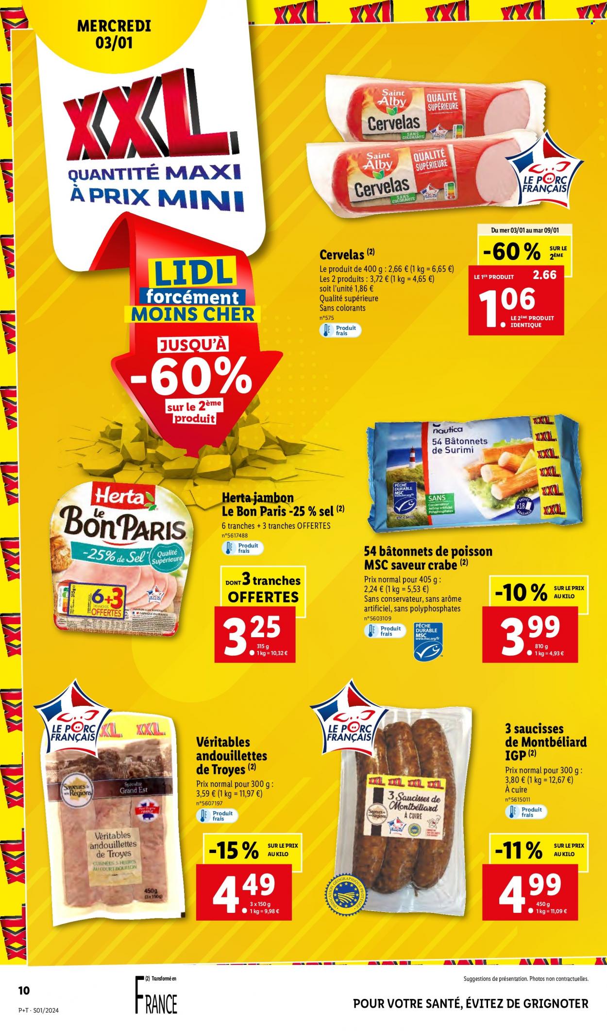 Catalogue Lidl - 03/01/2024 - 09/01/2024. Page 10