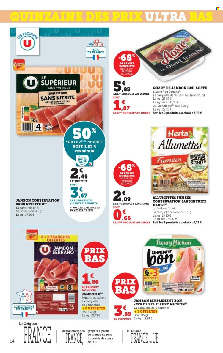 Catalogue SUPER U - 03/01/2024 - 14/01/2024. Page 14