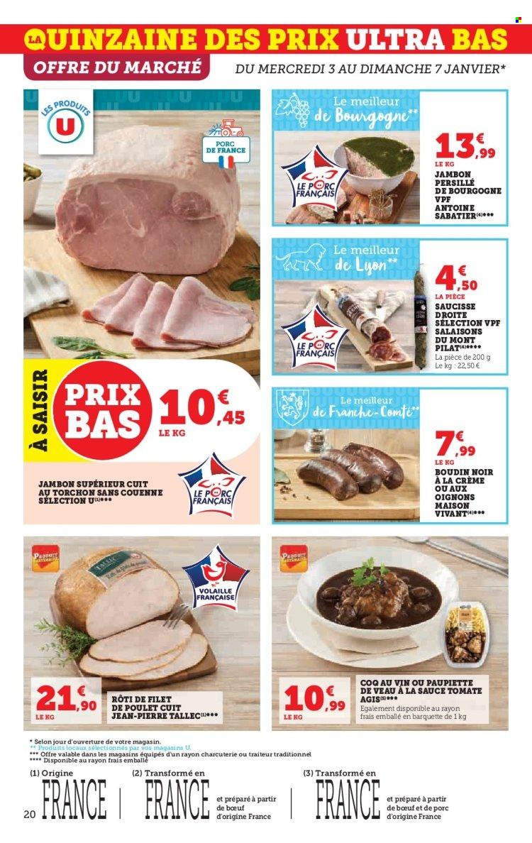Catalogue SUPER U - 03/01/2024 - 14/01/2024. Page 20