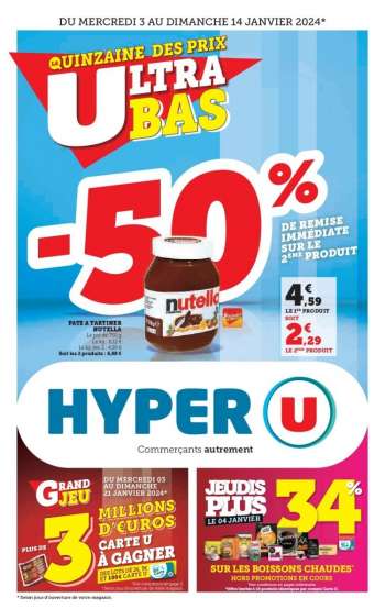 Catalogue HYPER U - 03/01/2024 - 14/01/2024.