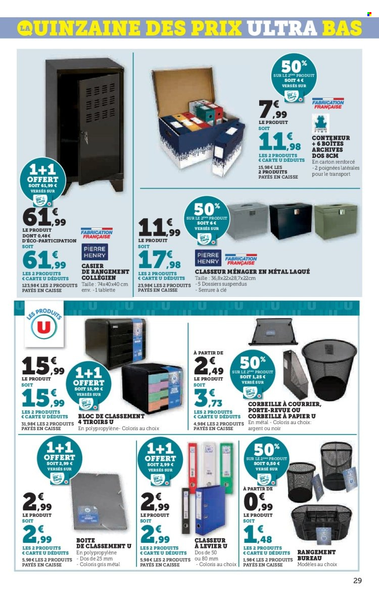 Catalogue SUPER U - 03/01/2024 - 14/01/2024. Page 29