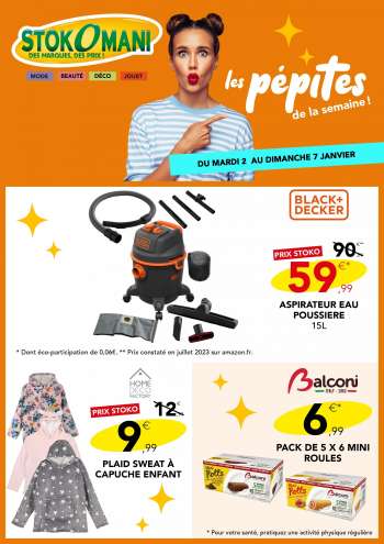 Catalogue Stokomani - 02/01/2024 - 07/01/2024.