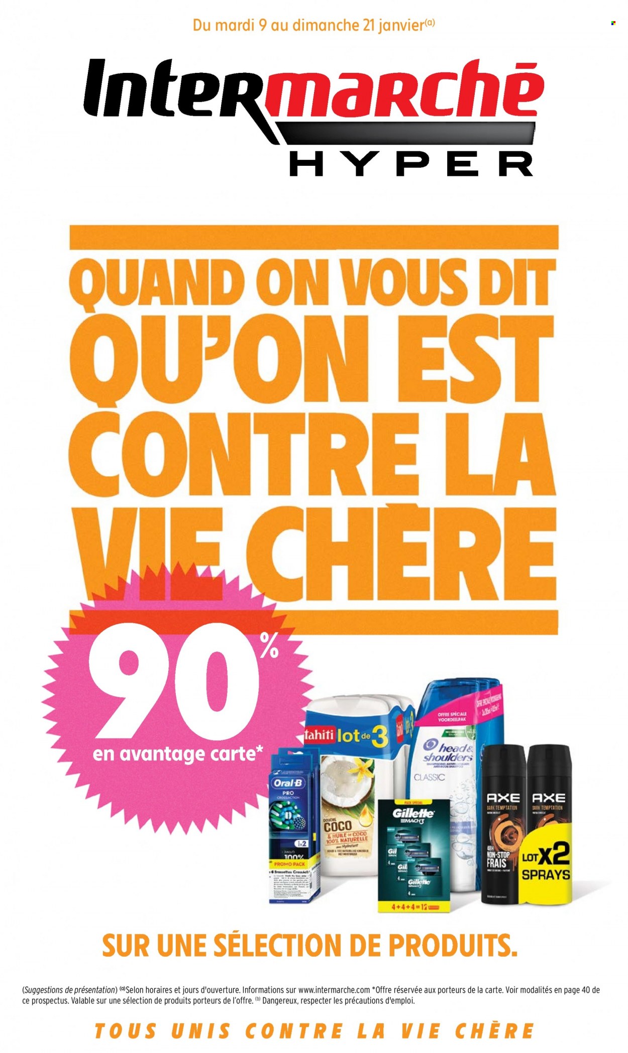 Catalogue Intermarché Hyper - 09/01/2024 - 21/01/2024. Page 1