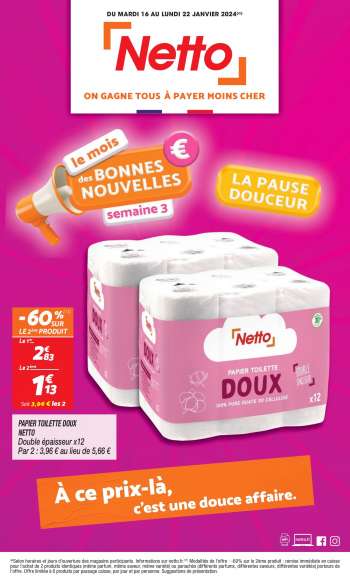 Catalogue Netto - 16/01/2024 - 22/01/2024.