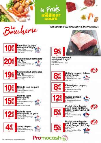 Catalogue Promocash - 09/01/2024 - 13/01/2024.