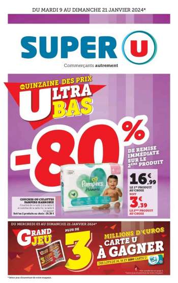 Catalogue SUPER U - 09/01/2024 - 21/01/2024.