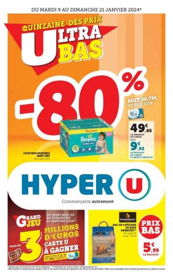 Catalogue HYPER U - 09/01/2024 - 21/01/2024.