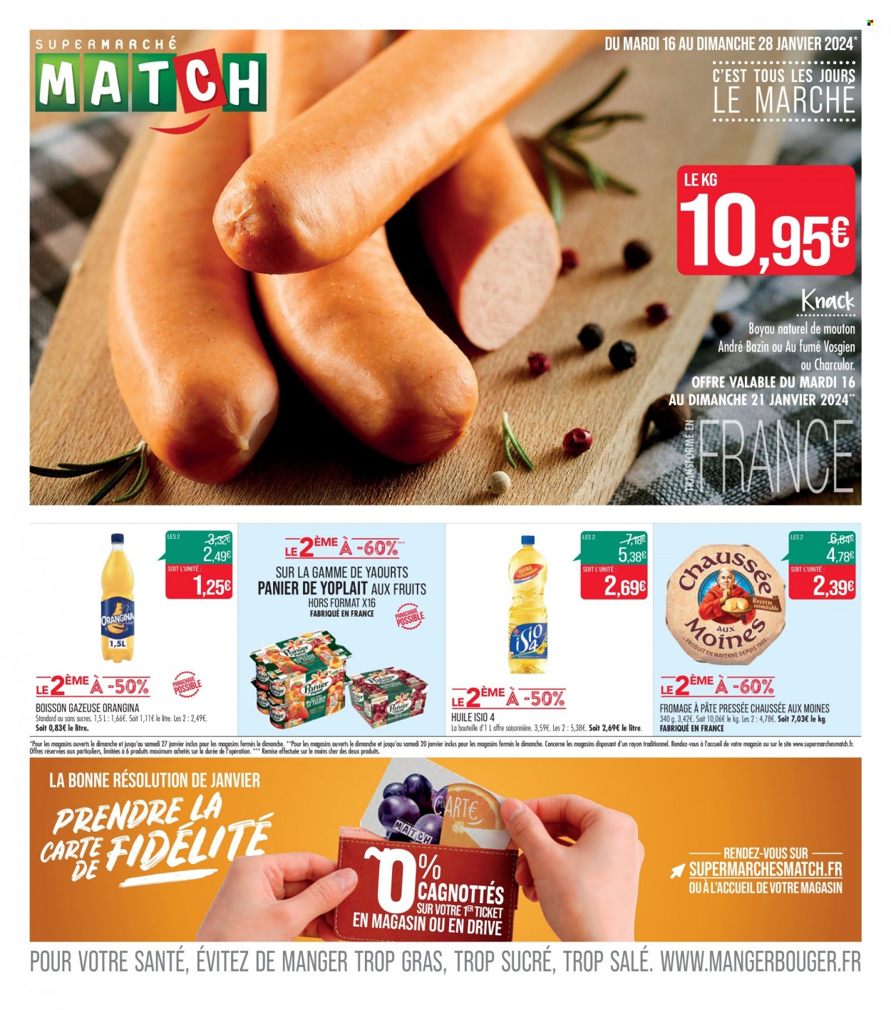 Catalogue Supermarché Match - 16/01/2024 - 28/01/2024. Page 1