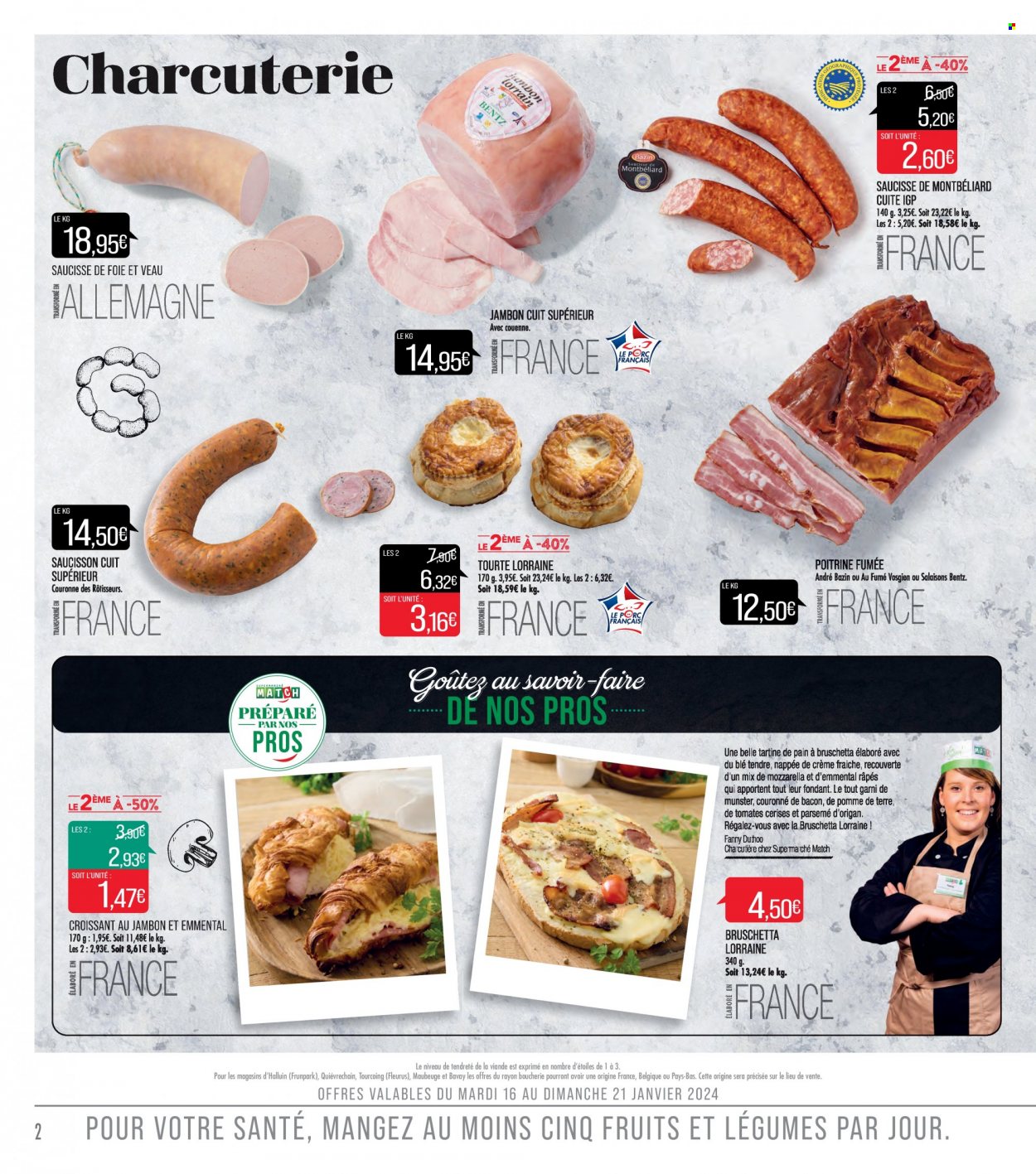 Catalogue Supermarché Match - 16/01/2024 - 28/01/2024. Page 2