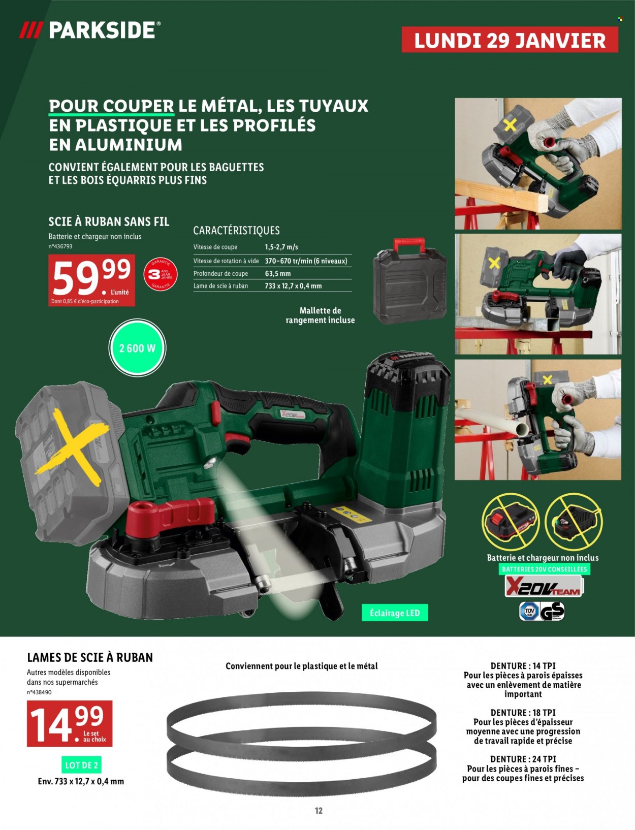 Catalogue Lidl - 25/01/2024 - 08/02/2024. Page 12
