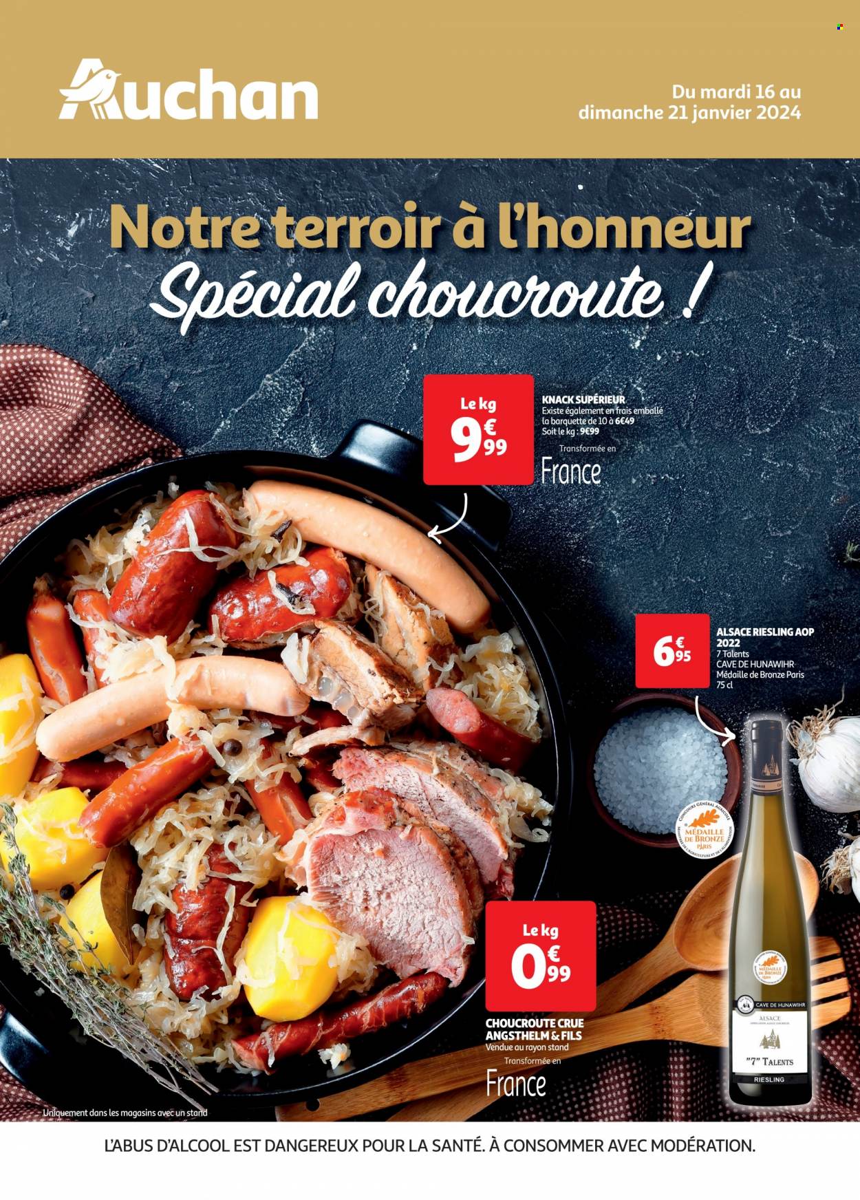Catalogue Auchan - 16/01/2024 - 21/01/2024. Page 1