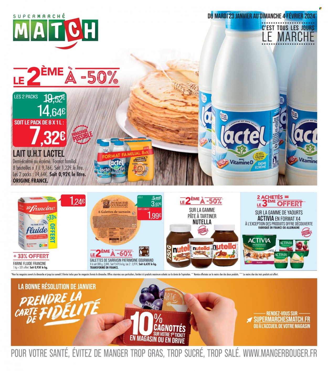 Catalogue Supermarché Match - 23/01/2024 - 04/02/2024. Page 1