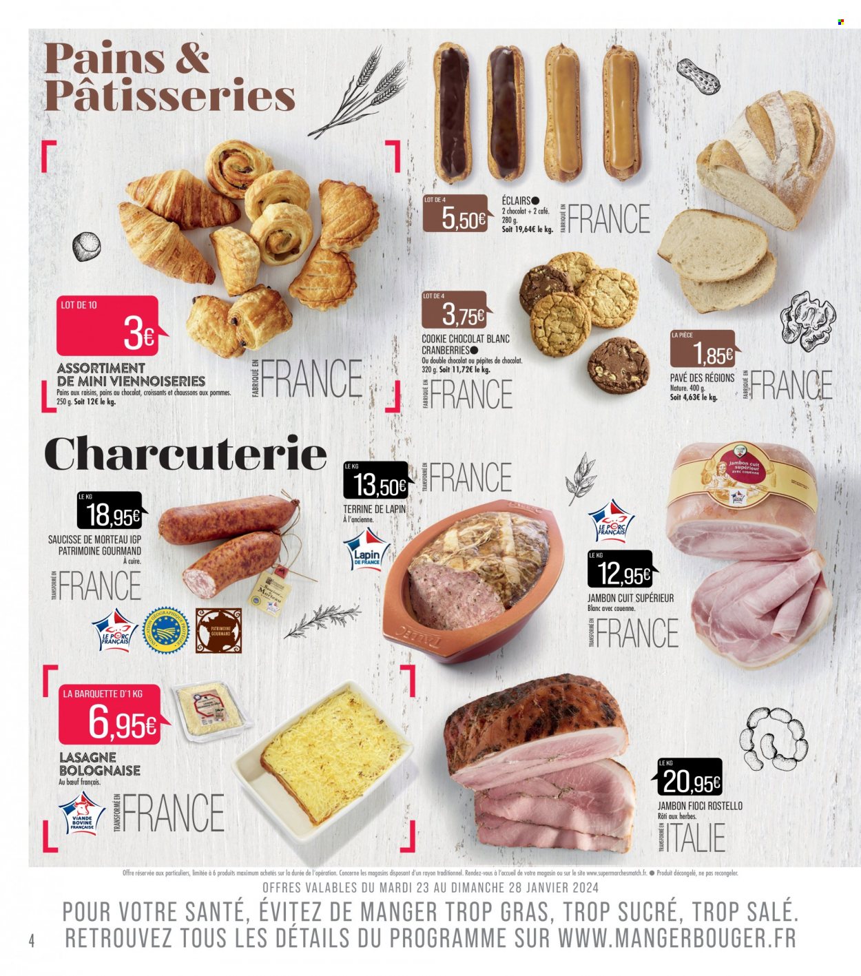 Catalogue Supermarché Match - 23/01/2024 - 04/02/2024. Page 4