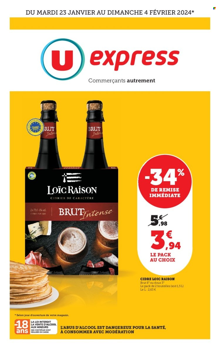 Catalogue U express - 23/01/2024 - 04/02/2024. Page 1