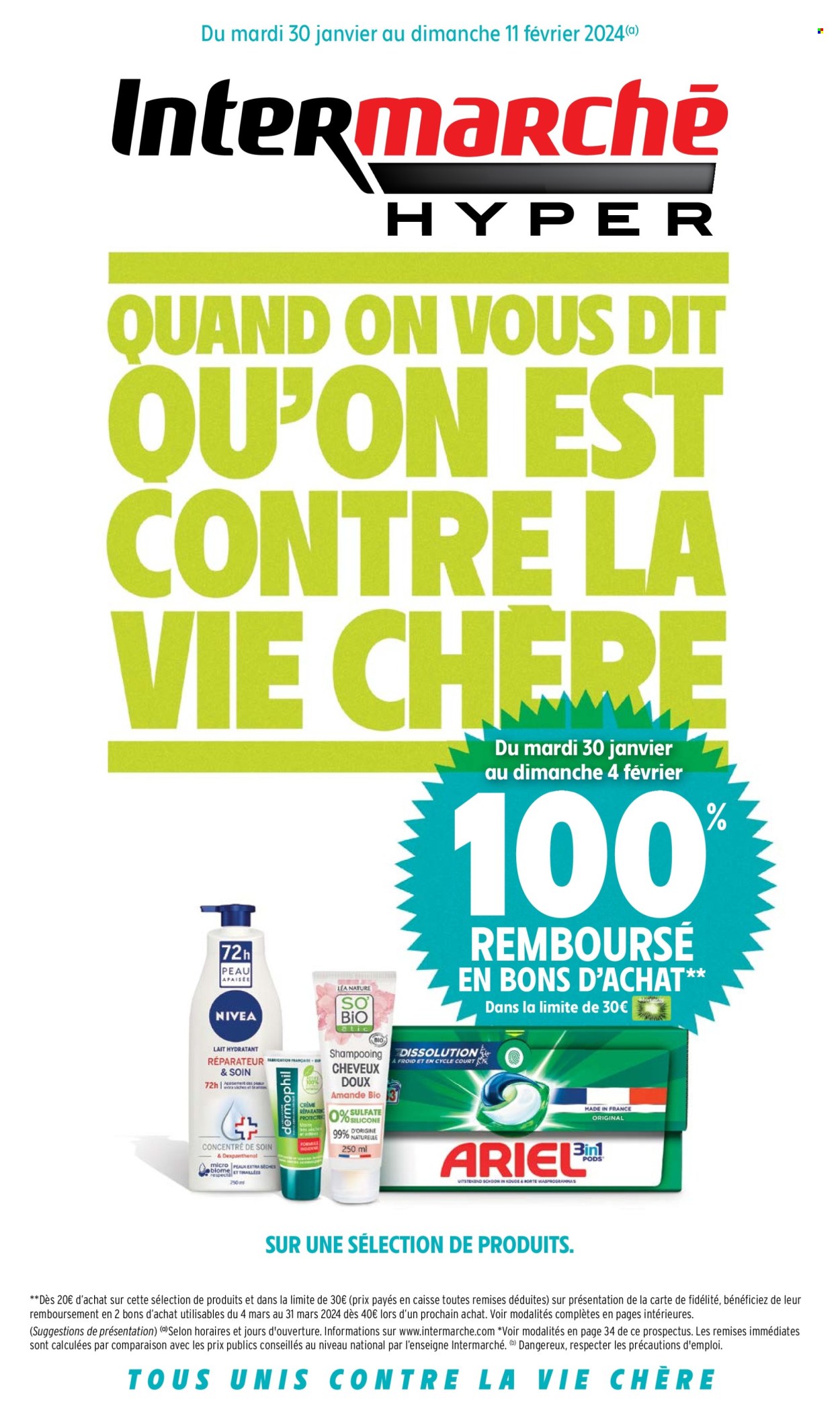 Catalogue Intermarché Hyper - 30/01/2024 - 11/02/2024. Page 1